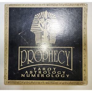 Vintage PROPHECY Tarot Astrology Numerology Game Roy Worley Beat Up & Complete